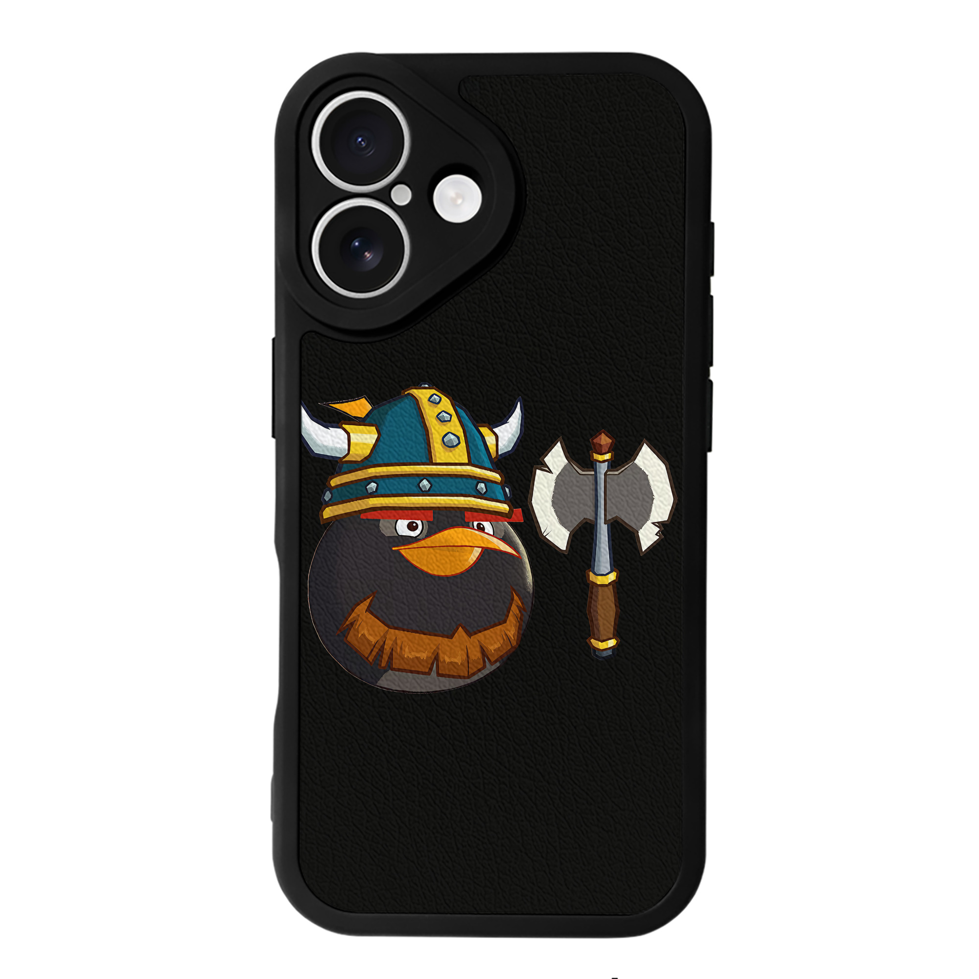 （画像用） Angry Birds アングリーバード 【iPhone 16シリーズ対応】シリコンスマホケース（レザー調） 材質：シリコン